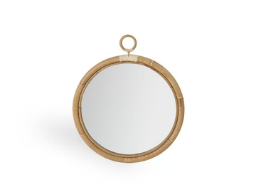 ELLA - Round framed rattan mirror by Sika Design - view 2